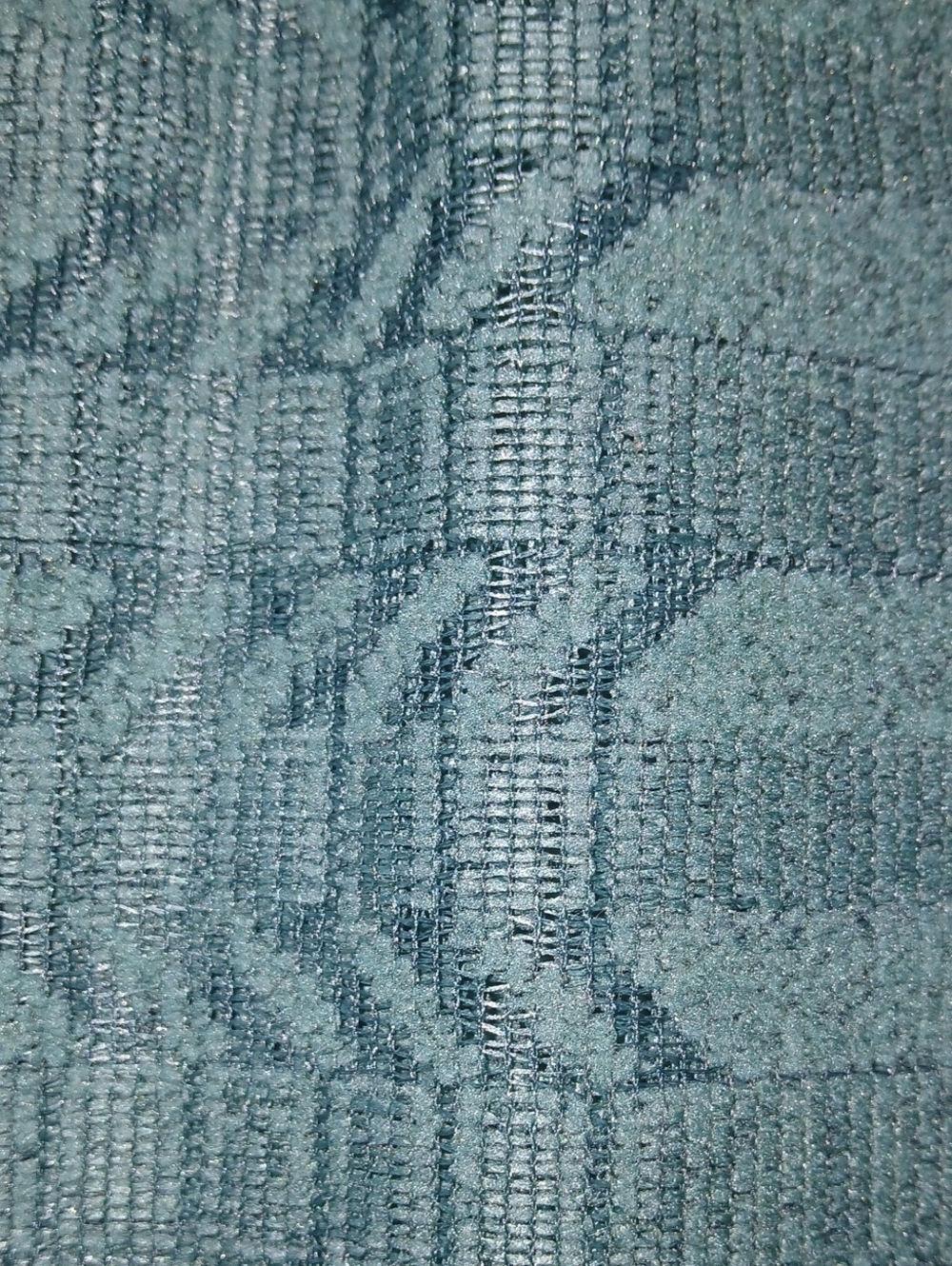 Source Unknown Green Textured Curtain Panels
